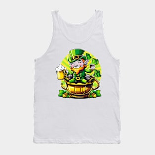 Get Lucky with Gold, Beer, and Leprechauns this St. Patrick's Day Tank Top